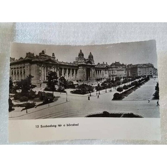 Other - Vintage Postcard Budapest Liberty Square  Szabadsag ter a borzevel